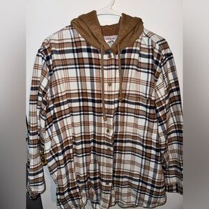 American Eagle Button Down Flannel Jacket